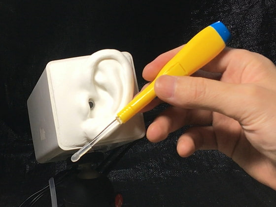【声なし】シリコン製の耳かきでゆっくり耳かき / SR3D