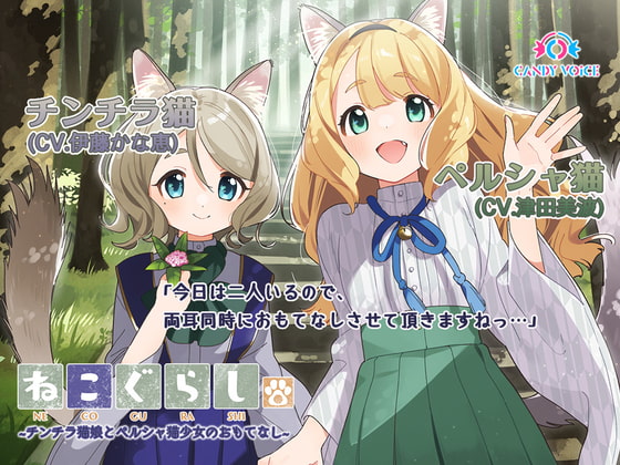 【耳かき・吐息】ねこぐらし。3〜チンチラ猫娘とペルシャ猫少女のおもてなし〜【CV: 伊藤かな恵、津田美波】